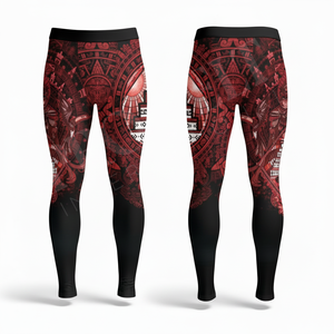 Leggings de compresión 100% de alta calidad, cintura alta, estampado personalizado, deportivos, de secado rápido, para entrenamiento, correr, gimnasio, fitness, para hombre. - Product Image 3