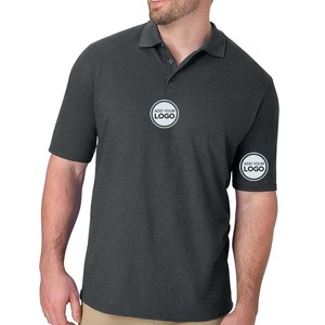 Collar Mens Standard <b>Classic</b> Fit Short Sleeve Solid Soft Cotton Polo Shirts - Product Image 5