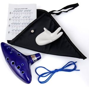 Ocarina Zelda de 12 Orificios, Tono Alto C, con Soporte, Libro de Canciones y Bolsa Protectora, Regalo para Fans de Zelda - Product Image 2