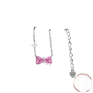 Collar con Colgante de Moissanita Chapado en Oro Blanco, Corte Marquesa, Forma de Luna, Cadena Minimalista, Joyería para Uso Diario de Mujer - Product Image 6