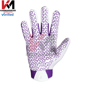 Gants rembourrés pour linemen de football américain, logo personnalisé, protection professionnelle contre les chocs, équipement d'entraînement haute adhérence, vente en gros usine - Product Image 1
