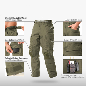 Pantalones Cargo Ligeros para Hombre, Estilo Casual con Cierre de Botones y Cintura Baja, Fabricados en Pakistán, Superventas - Product Image 4