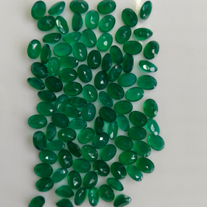 Ónix Verde Natural, Corte Ovalado de 8x6MM, Gema Suelta de la Mejor Calidad para Joyería, Gemas de Red Mountain - Product Image 2