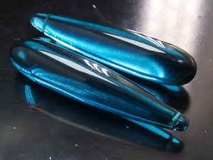 Cuentas de Cristal de Cuarzo Azul Topacio en Forma de Lágrima de 35 mm, Lisas y Alargadas, Par a Juego, para Fabricación de Joyería y Pendientes DIY - Product Image 5