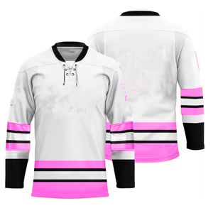 Men's White Yellow Black Ice Hockey Jersey Full Sleeve Sublimated Moisture Wicking Regular Fit Adult Apparel - Product Image 3