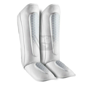 Protections de tibia et de voûte plantaire professionnelles respirantes et complètes, impression de logo personnalisée de haute qualité pour Taekwondo, Karaté, MMA - Product Image 5