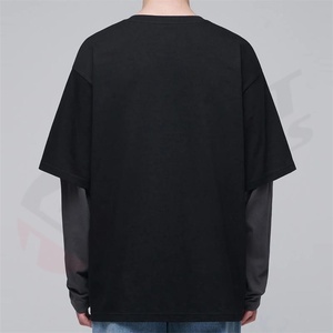 T-shirt Homme Designer Coupe Droite Qualité Supérieure 100% Coton Tissu Satiné Teint en Pièce Anti-rétrécissement Manches Courtes Marque 280gsm - Product Image 2