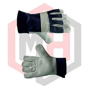 Gants de travail en cuir, paume en cuir, souples, flexibles, respirants, durables, confortables, antistatiques, sans silicone, pour la lutte contre les incendies - Product Image 4