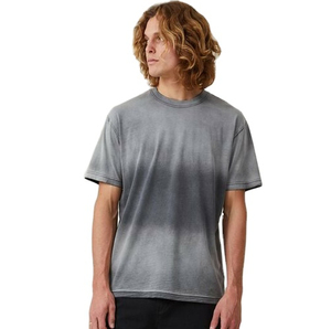 Camiseta de Algodón con Lavado Ácido para Hombre, Estilo Vintage, Casual, Urbana, Corte Regular, 100% Algodón, Secado Rápido, Transpirable, Color Sólido, para Verano y Actividades al Aire Libre - Product Image 2