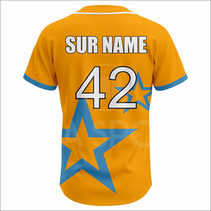 ชุดเสื้อเบสบอลคุณภาพสูงสั่งทำพิเศษ ระบายอากาศได้ดี น้ำหนักเบา ผลิตด้วยเทคนิค Sublimation สำหรับทีมกีฬา รับผลิตแบบ OEM จำนวนมาก - Product Image 3