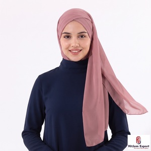 Custom Chiffon <b>Silk</b> Feel <b>Head</b> <b>Wrap</b> Shawl OEM ODM Customized Manufacturing Service Provider India - Product Image 4