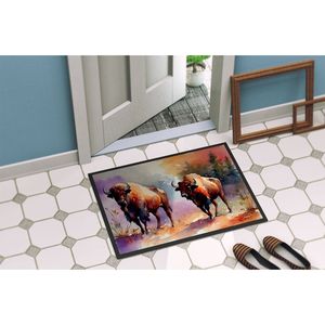 Alfombra de Entrada Antideslizante y Lavable de Pelo Corto para Interior/Exterior, Modelo D0100HAYA6A, 24H X 36W - Product Image 4