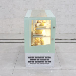 Lemari Pendingin Display Kue Komersial dengan Pintu Depan Lurus dan Tinggi untuk Toko Roti - Product Image 4