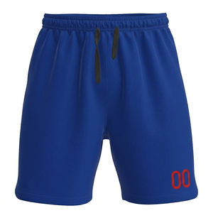 Wholesale Men's Sports Soccer <b>Shorts</b> Elastic Waist High Breathable Eco-Friendly Quick Dry 100% Polyester Training Regular Fit - Product Image 3