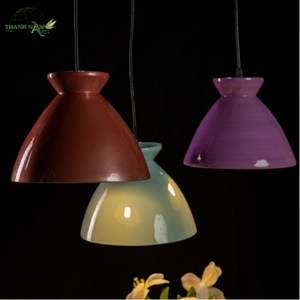 โคมไฟแขวนทำมือจากไม้ไผ่ ดีไซน์รูปทรงเซรามิก สไตล์โมเดิร์นมินิมอล สำหรับตกแต่งภายใน - Product Image 3