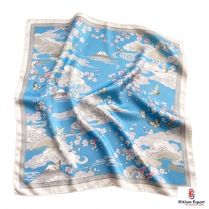 Pañuelo Corto Estampado Premium, Fabricante Textil OEM ODM de Marca Blanca Personalizada, Proveedor de Accesorios de Moda para Exportación - Product Image 2