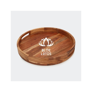Plateau de service en bois le plus vendu – Vaisselle en bois de qualité pour la restauration, la présentation de desserts, le service du petit-déjeuner et du thé - Product Image 1
