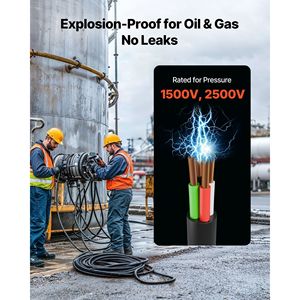 Cavo di Alimentazione Portatile 25 FT 6AWG (4 Conduttori) Resistente 600V SOOW, Cavo Elettrico di Grado Industriale Pre-Tagliato 600V - Product Image 5