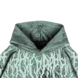 Sweat-shirts à capuche surdimensionnés en molleton 100 % coton épais, personnalisés, de haute qualité, pour hommes, style streetwear, coupe carrée, effet vintage délavé, avec impression - Product Image 3
