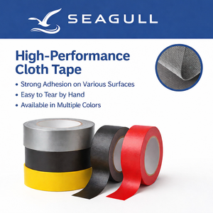 Factory Price Custom <strong>Colored</strong> Strong Adhesive Residue Free Cloth <strong>Duct</strong> <strong>Tape</strong> for Carpet Edge Binding in Exhibition Weddings - Product Image 2