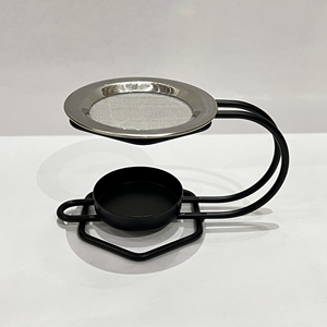Quemador de Incienso Metálico de Alta Calidad a Precios de Mayoreo, Quemador de Bakhoor con Tamaño y Forma Personalizados, Hierro Metálico con Asa, Acabado Negro - Product Image 4