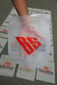 Custom Printed Reusable Frosted Zipper <b>Plastic</b> PE Poly Packaging <b>Bags</b> Offset Printed Ziplock for Clothes Tshirts Swimwear Shoes - Product Image 3