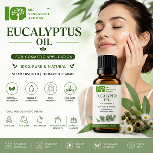Fournisseur en gros à bas prix d'huile essentielle d'eucalyptus 100% pure distillée à la vapeur pour tous types de peau - Product Image 2