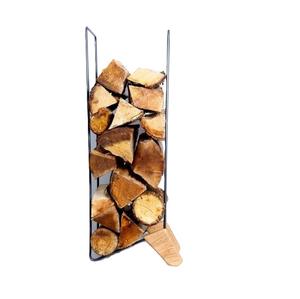 Support à bûches robuste en fer forgé, fait main, pour foyer extérieur, rangement de bûches, taille et forme personnalisables, nouvelle tendance - Product Image 2