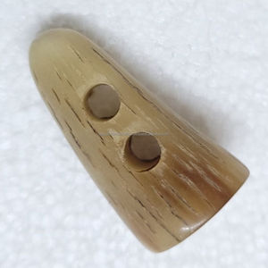 Personalice la palanca del hueso del cuerno con 2 agujeros Diseño único y duradero del botón del metal de la India - Product Image 3