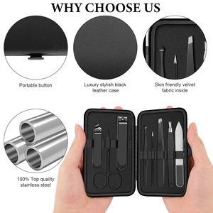 Durable Professional Stainless Steel Manicure and Pedicure Set Factory Direct Export High End Personal Care Travel Kit - Product Image 5