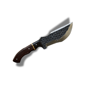 Cuchillo Tracker Hecho a Mano, Forjado en Acero con Alto Contenido de Carbono, Cuchillo de Supervivencia al por Mayor, Cuchillo Tracker de Supervivencia Personalizado con Funda de Cuero - Product Image 1