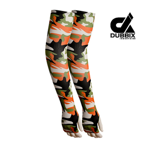 Manchons de bras sportifs d'été DUBBIX INDUSTRIES pour cyclisme, anti-UV, rafraîchissants, en nylon/cachemire, unisexe, vente en gros OEM - Product Image 1