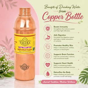 Hot Selling 27 Oz Copper Water Bottle Joint Free Leak Proof Pure Copper Drinkware Bulk Supply for Home Office Travel <b>Gifting</b> Use - Product Image 3