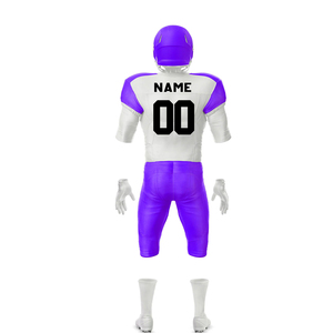 Uniforme de football américain respirant de haute qualité en gros, personnalisable avec broderie du nom de l'équipe, kit d'entraînement et de match pour club universitaire - Product Image 3