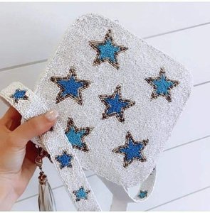 Sac à main carré en coton perlé personnalisé, brodé, avec bandoulière amovible, idéal pour les événements promotionnels - Product Image 1