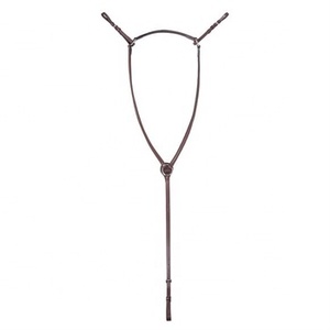 Harnais de poitrail en cuir tressé de qualité supérieure, sangle de soutien de selle réglable, accessoire d'équipement équestre pour concours et compétitions d'équitation - Product Image 3
