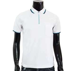 Men's Latest Design Casual Wear Knitted <b>Zip</b> <b>Up</b> <b>Polo</b> Shirt Customized Fabric Regular Fit Short Sleeves Trendy <b>Polo</b> Shirt For Men - Product Image 2