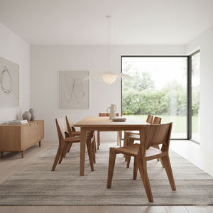 Suar Solid <b>Wood</b> Premium Modern Design Best Seller NARA Dining <b>Chair</b> Minimalist Armless <b>Chair</b> for <b>Kitchen</b> Restaurant Hotel Use - Product Image 6