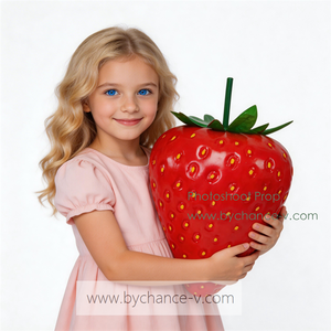 Décoration de vacances oversize grand <span class=keywords><strong>fruit</strong></span> artificiel mousse <span class=keywords><strong>fruit</strong></span> géant fausse <span class=keywords><strong>fraise</strong></span> pour art visuel moderne manoir décoration d'hôtel - Product Image 2