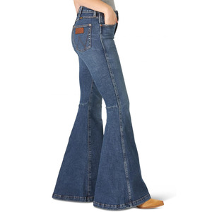 High Quality 2026 New Style Women Ripped Jeans Denim Stretch Slim Fit Flared Trousers High Waist Plus Size Women's OEM - Product Image 2
