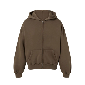 Sudadera con Capucha Blanca de Hombros Caídos con Logotipo Personalizado OEM, 100% Algodón, Sudadera Gruesa para Hombre, Diseño Liso Teñido para Invierno - Product Image 3