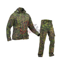 Combinaison de chasse camouflage pour homme, veste et pantalon softshell imperméables, vêtements d'extérieur, saison automne, taille adulte
