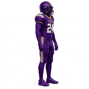 Uniforme de Fútbol Americano Personalizado para Escuelas Secundarias y Uniforme de Fútbol Americano Personalizado para Adultos Disponible en Múltiples Colores - Product Image 5