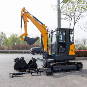 Excavadora estándar de 2.5 toneladas con giro de cola cero, cabina ROPS y bajo consumo de combustible - Product Image 6