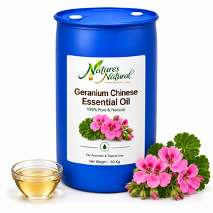 Aceite de Geranio Orgánico Certificado, Pelargonium Graveolens, Aceite Esencial Botánico Dulce 100% Puro, Antienvejecimiento, Perfumería, Cosméticos - Product Image 5
