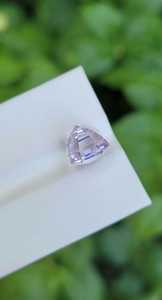 Piedra Preciosa Kunzita Afgana Natural, Corte Hexagonal, Sin Tratar, Facetada, para Joyería de Primera Calidad - Product Image 3