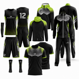 Uniforme de Baloncesto Personalizado para Hombre, Sublimación, Tela de Malla Transpirable, Cuello con Capucha, Nombre del Equipo Personalizado, Todas las Temporadas - Product Image 5