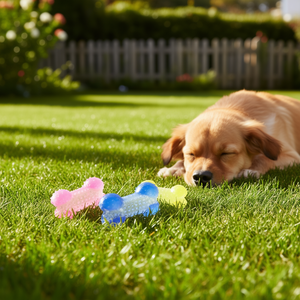 Jouet à mâcher pour chien Yommy Transparent Mini Bones 9cm, jouet pour animaux de compagnie - Product Image 3
