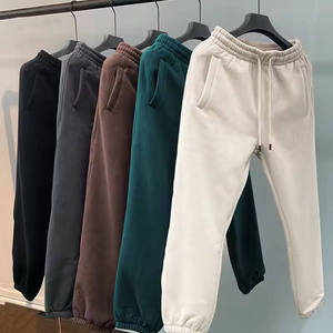 Pantalon de survêtement OEM en gros, 17 couleurs, vierge, personnalisable, en molleton uni, pour homme - Product Image 4