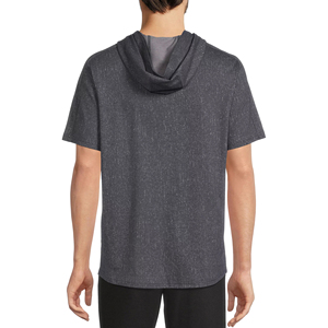 Sudadera con Capucha de Manga Corta Personalizada para Hombre, Invierno, Aire Libre, 100% Algodón, Felpa, Impresión Digital Sólida, Casual, Primavera, Otoño, Ligera, 2 Piezas - Product Image 2